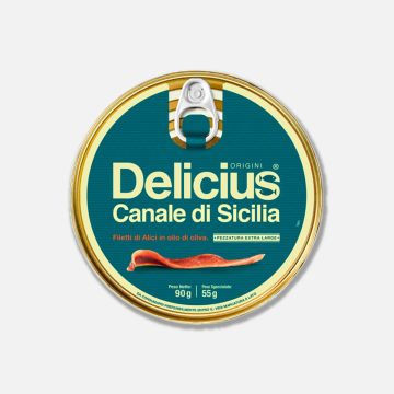 Extra Large Anchovy Fillets from the Sicilian Channel in Olive Oil — 90 g (3.2 oz)