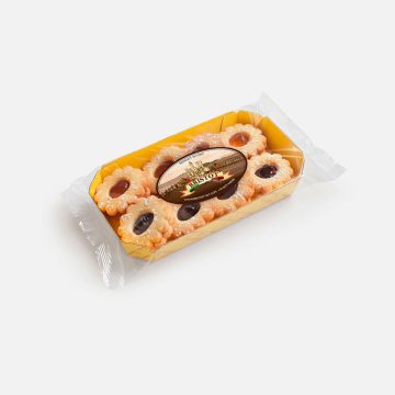 Occhi di Bue – Italian Jam-Filled Shortbread Cookies — 200 g (7.1 oz)