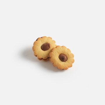 Occhi di Bue Ciok – Italian Chocolate-Filled Shortbread Cookies — 200 g (7.1 oz)