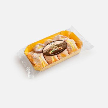 Bauletti Crema Limone – Italian Lemon Cream Shortbread Cookies — 200 g (7.1 oz)
