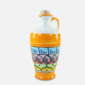 Donna Rosa Sicilian Extra Virgin Olive Oil – Handmade Ceramic Jar — 500 ml (16.9 fl oz)