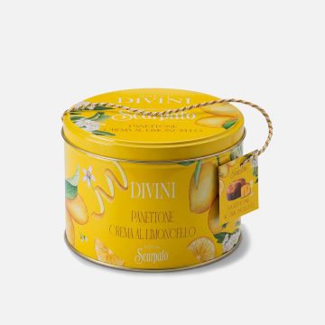 Pasticceria Scarpato - Artisan Panettone Limoncello Tin Box — 1 Kg (2.2 lb)