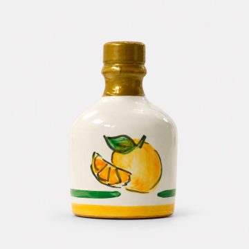 Orange Dressing by Acetaia Malpighi in Hand-Painted Vietri Ceramic Jar — 250 ml (8.45 fl oz)