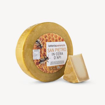 "San Pietro" in Beeswax - Latteria Perenzin — 500 g (1.1 lb)