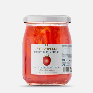 Ovalone Tomato Fillets - Strampelli — 550 g (1.2 lb)