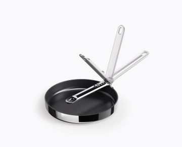 Space Steel Folding Handle Non-Stick 24cm Frying Pan