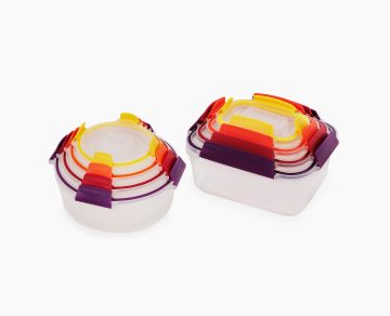 Nest Lock 8-Piece Multicolour Mixed Food Container Set