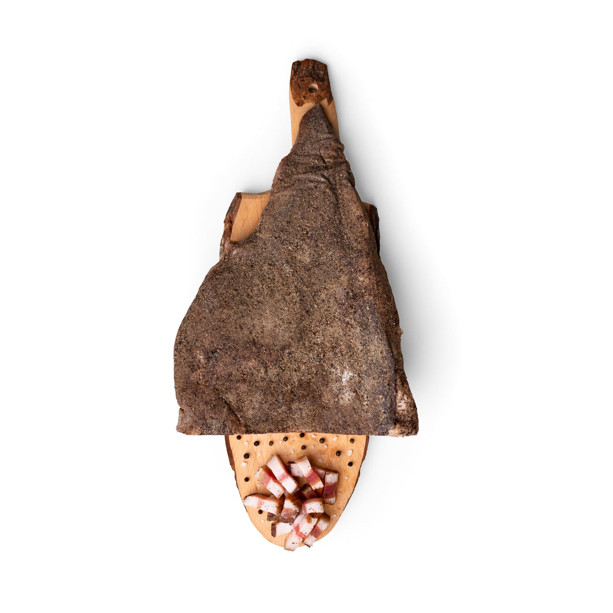 Guanciale stagionato bio intero — 1.5 kg Guanciale intero biologico