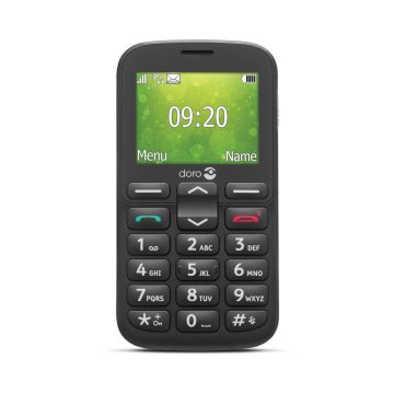 Doro 1380 — UK Model - Dual SIM / Black / 8MB