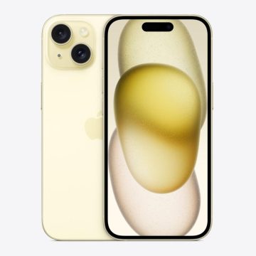 iPhone 15 (5G) — Dual SIM / Yellow / 128GB + 6GB RAM