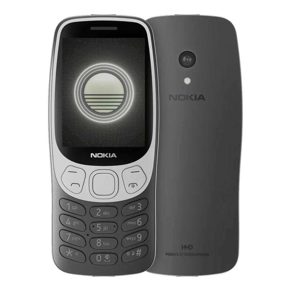 Nokia 3210 (2024) — Dual SIM / Grunge Black / 128MB + 64MB RAM